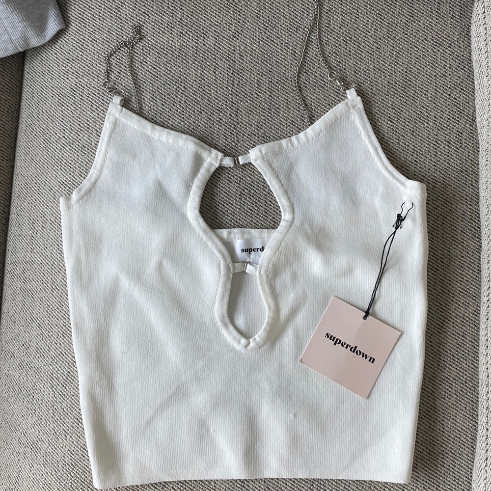 Superdown cutout tank top, XS brand new in packaging!